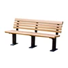 Waterproof outdoor composite plastic wood texture wpc garden bench
