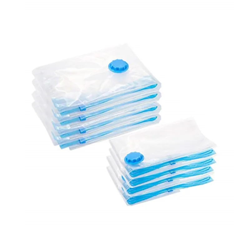 

8 Pack Vacuum Storage Bags Airtight Transparent Vacuum Compression Storage Bags for Home, Travel, Blankets, Coats, Clothes