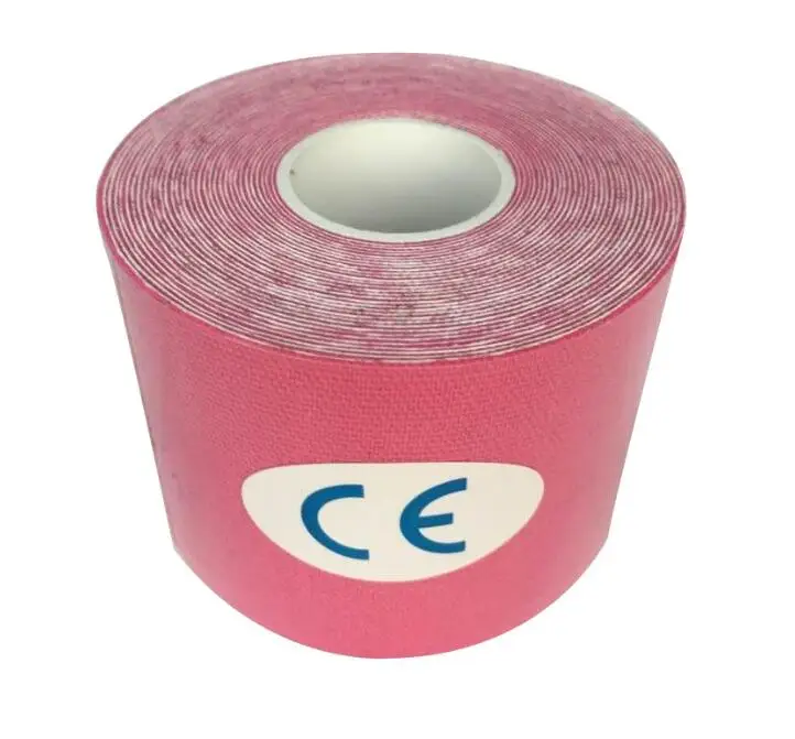 

Huanwei Wholesale High Quality Pre-cut Roll Imported Acrylic Glue Kinesiology Tape
