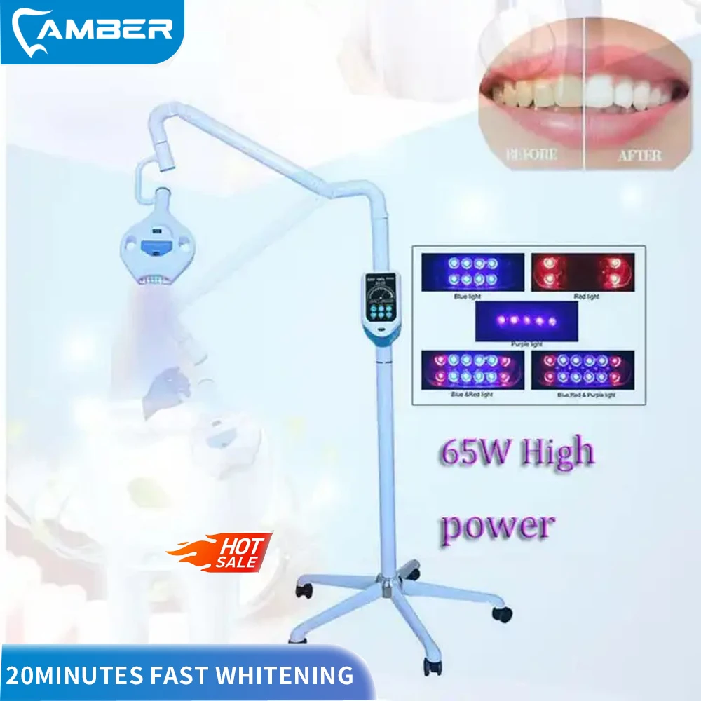 

Wholesale Wavelength 430 -520nm 65W Portable Mobile Led Lamp Teeth Whitening Machine