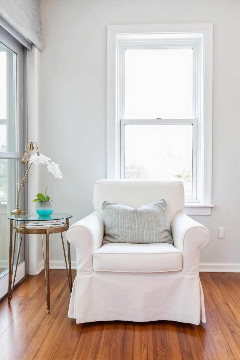 Different slipcover fabric textures