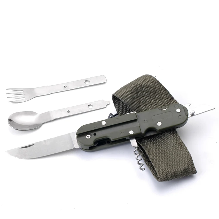 Outdoor multifunctional fork knife