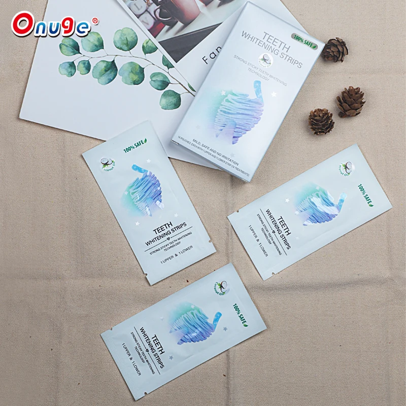 

Professional Factory Price 14 Pairs Coconut Flavor Tooth Whitening Strips