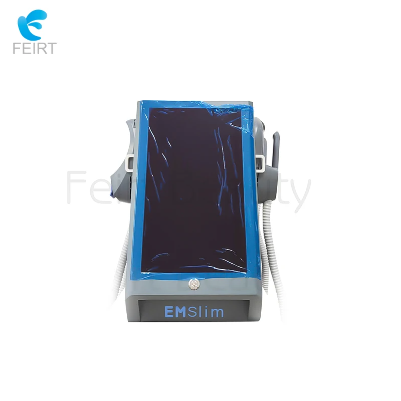 

portable rf emslim muscle stimulator ems body sculpting contouring slimming machine 4 handles with cushion emslim machine