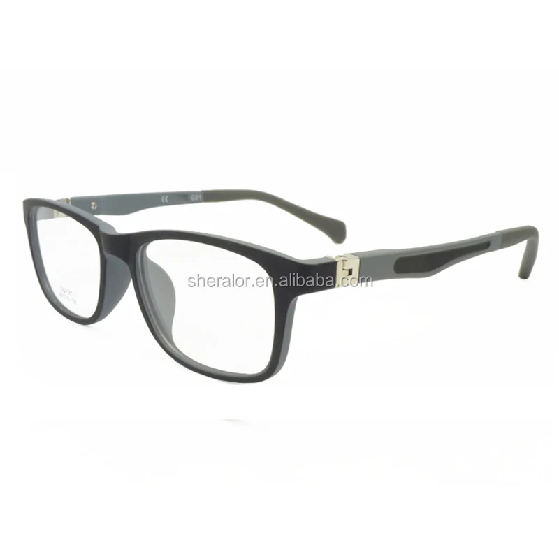 Fast Delivery Kids Tr90 180 Degrees Flexible Hinge Walker Solid Dual Colors Optical Glasses