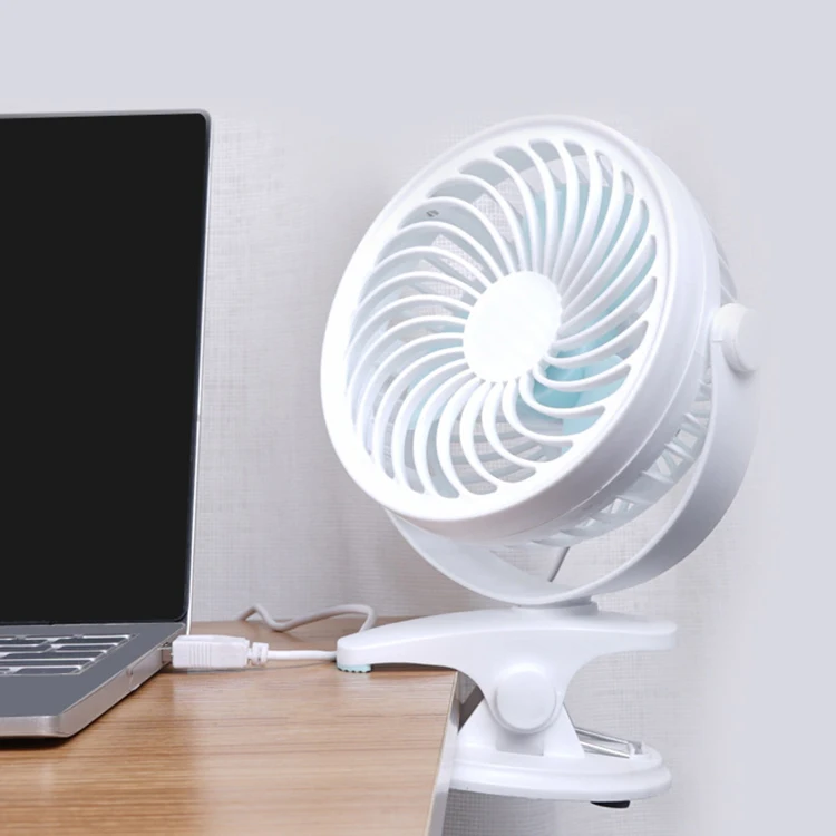 Best Selling Products High Quality USB Fan Mini Electric Fan Creative Student Dormitory Office Mute Clip Fan 