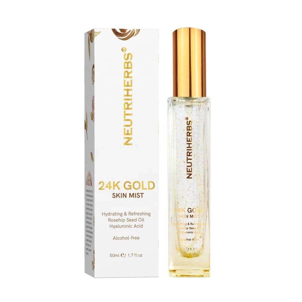 

Chinese Skin Care Hydrating Face Lighten 24K Gold Spray Anti-Aging Toner