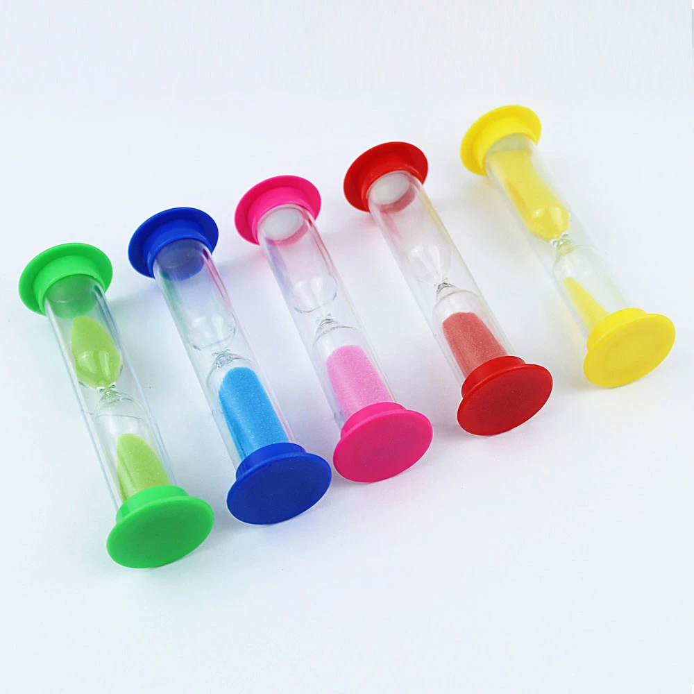 

Game Set Accessories Plastic Clock Kid 30 Second 2 Minutes Sand Timer Hourglass, Black,red,yellow,blue,pink,green,purple....