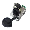 good quality zinc alloy cat7 rj45 connector rj45 connector gold plated