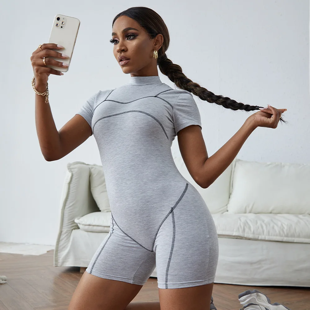 

customizedFitness Activewear Sets Women Workout Sleeveless One Piece Bodysuit Yoga Jumpsuit