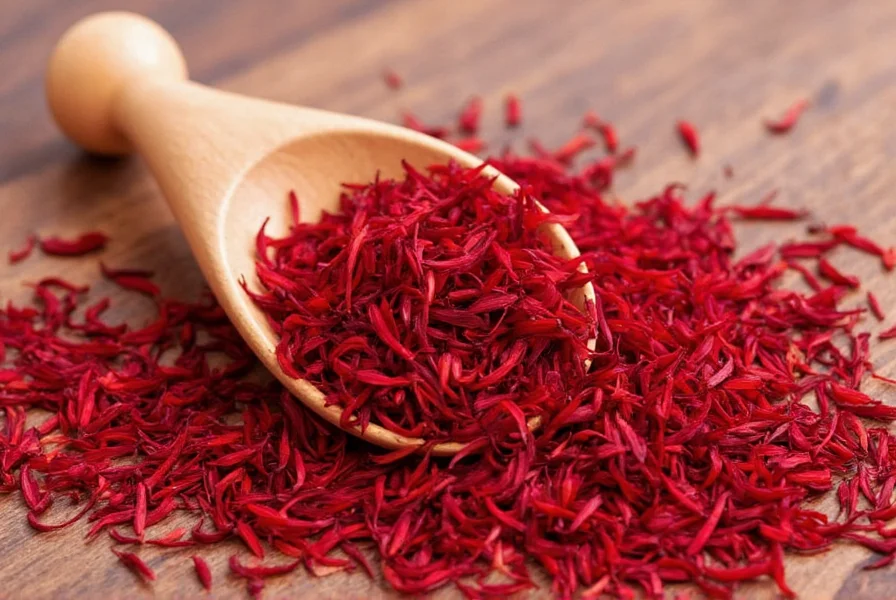 Close-up of saffron crocus flower showing stigmas