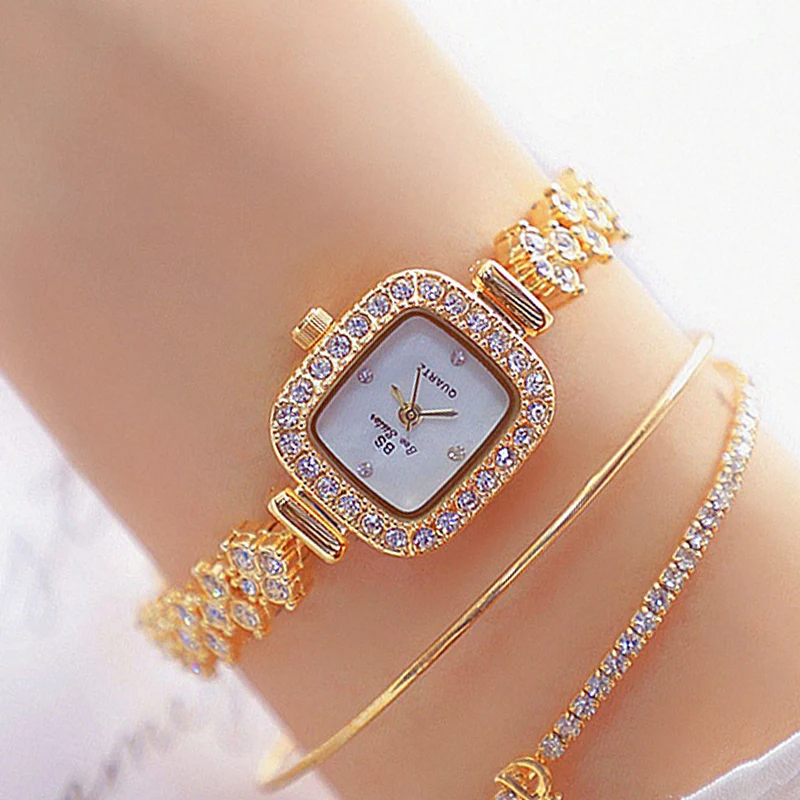 

BS Brand Small Elegant Ladies Watch Fashion Simple Style Women Watches Reloj Mujer Girl Fashion Bracelet Watch Zegarek Damski