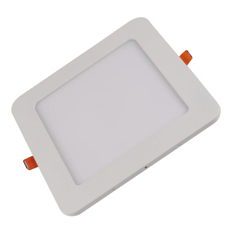 Recessed Ultra Slim Square LED ceiling panel light with anti strobe 6W kitchen light