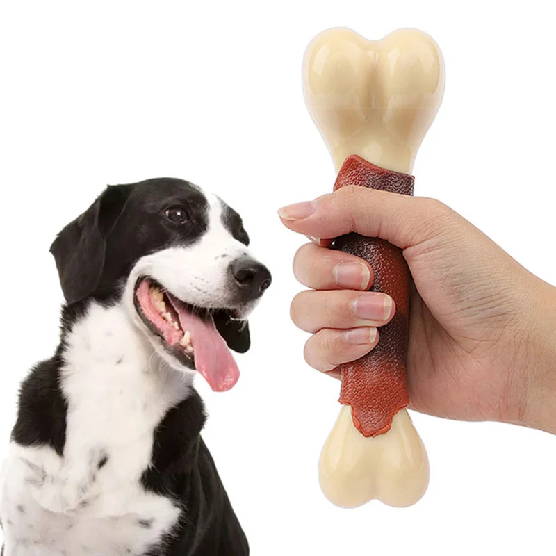 

Dog Chew Toys Bone Shape Dogs Toy Beef Flavor Nearly Indestructible Toys For Small Medium Large Dogs Chew Bite Resistant Product