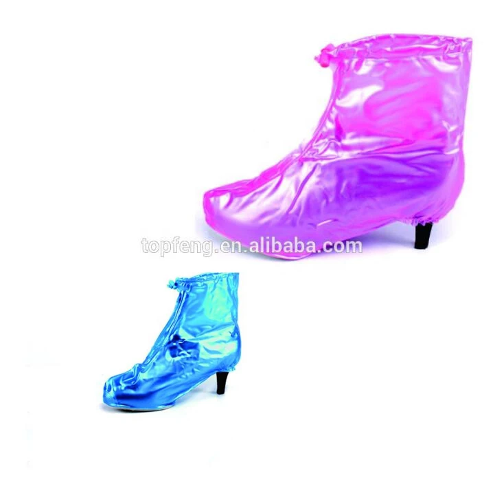 
Fashion Waterproof High Heel Shoes Cover Rain Snow Reusable Protective Shoes Covers for Women High Heel 