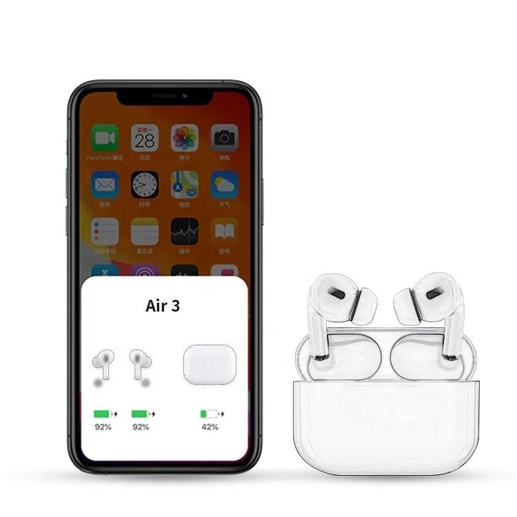

1562A Air Pro 3 Wireless Earbuds Stereo Noise Canceling 5.0 In Ear Mini TWS pro 1:1 original Earphone, White