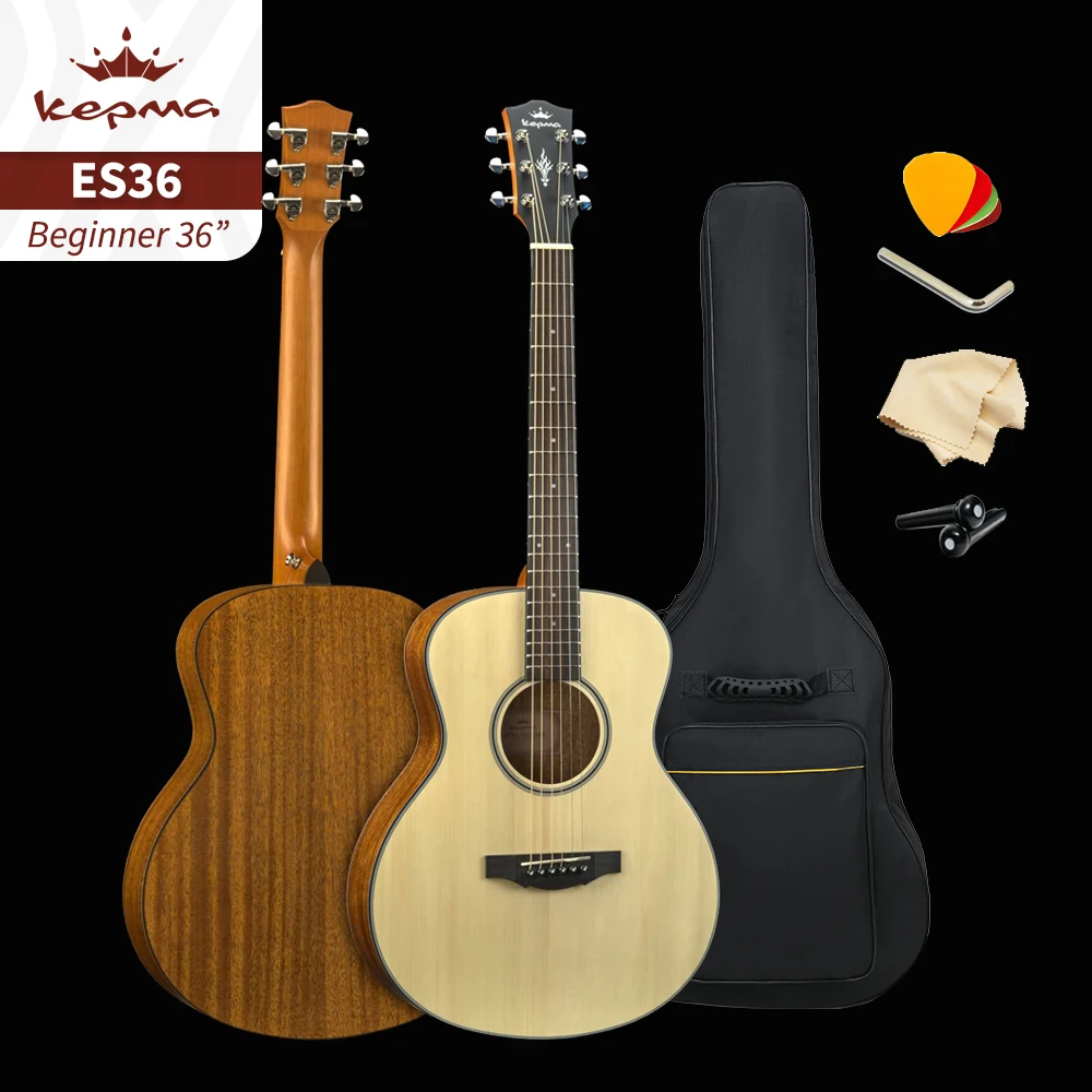 

Made In China Travel guitar kepma ES36 Factory  folk fingerstyle musical instrument for practice Acoustic Guitar, Sunset