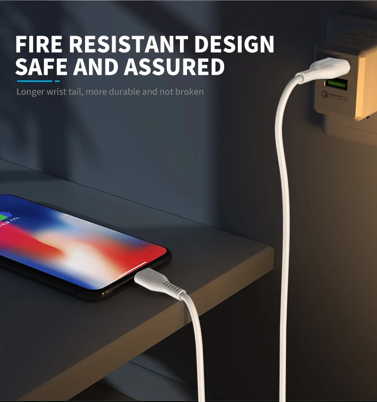 New Arrival KDS-30 1M PVC Material 3.1A Usb Cable Charging Cable Data cable - ANKUX.COM