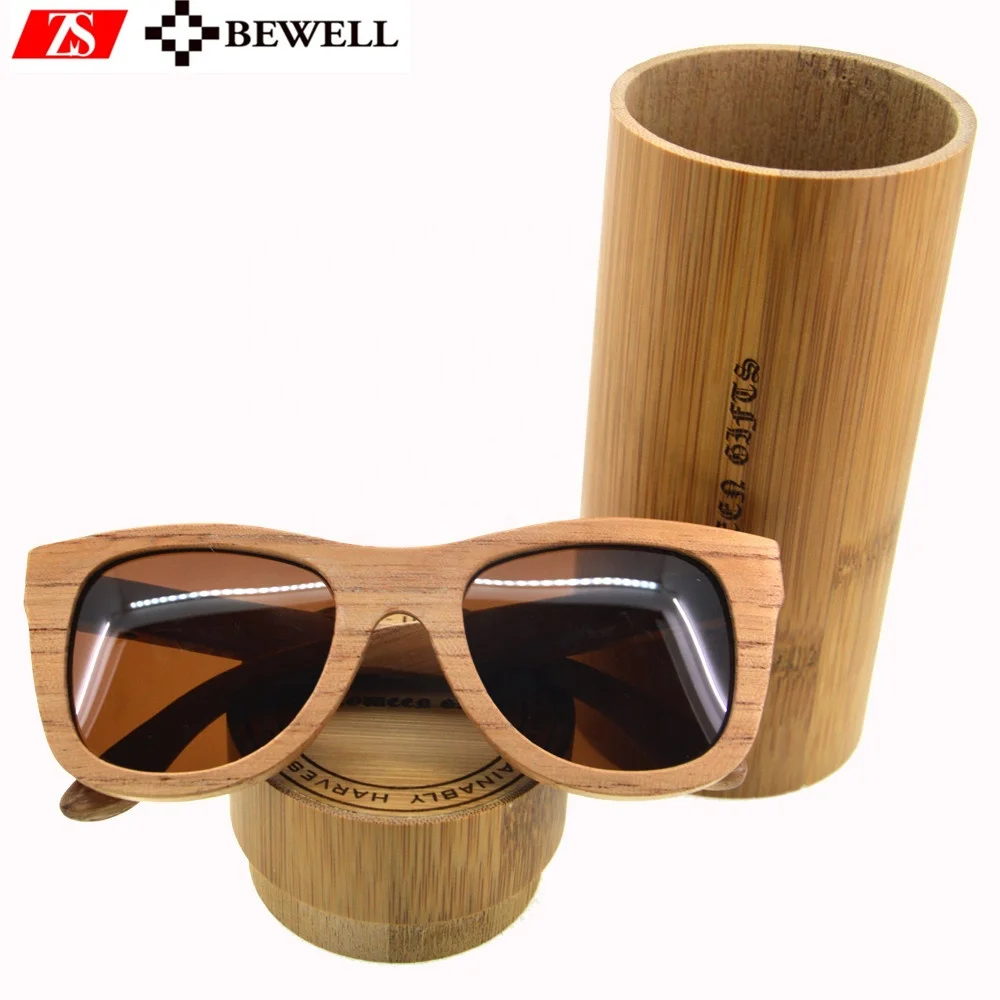 

Wooden or bamboo frame and shade glasses fashion men sunglasses polarized with wood or bamboo case packing, Black/purple/brown color