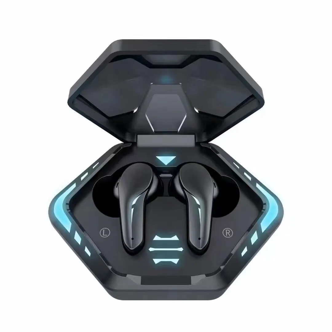 

New Auricular Wireless Gaming Headset Md128 Headphones Touch Control Low Latency Mic Earbuds