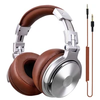 

Headphones Professional Studio Dynamic Stereo DJ Headphone With Microphone HIFI Wired Headset Monitoring For Music Phone