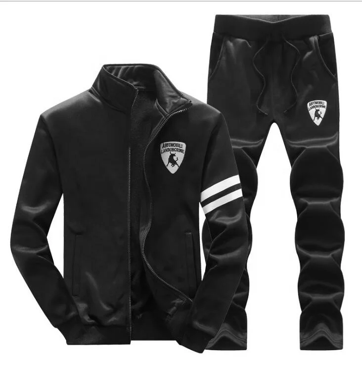 

Men Set Autumn Winter Sweatshirt Tracksuit +Pants Sportswear2PCS