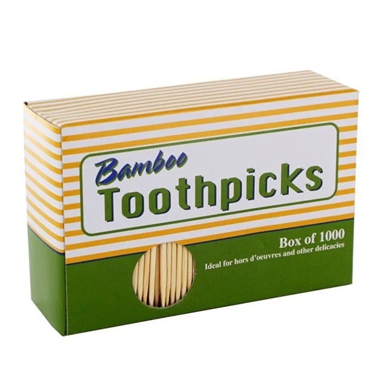 

Factory price eco friendly natural 2.0*65mm bamboo toothpick 1000