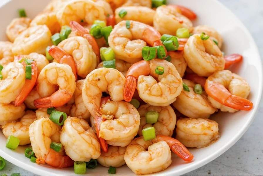 Sesame shrimp on a plate with rice and vegetables