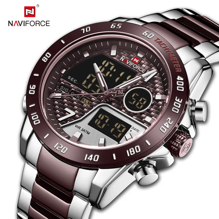 

NAVIFORCE 9171 New Watch Sport Fashion Men Wristwatch Quartz Luxury Alloy Male Reloj navi force montre