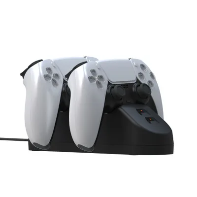 

New PS5 Controller Dual Charger Controller Fast Charge Charging Base With LED Indicator Light For PS5 controllers