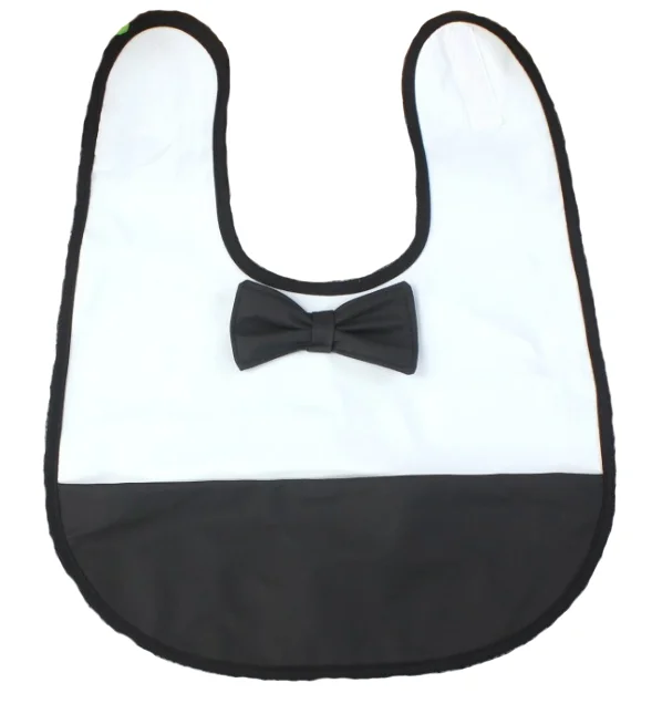 

BPA Free Waterproof PU Baby Bib With with Food Catcher Baby PU Material Bibs Wholesale, Customized color