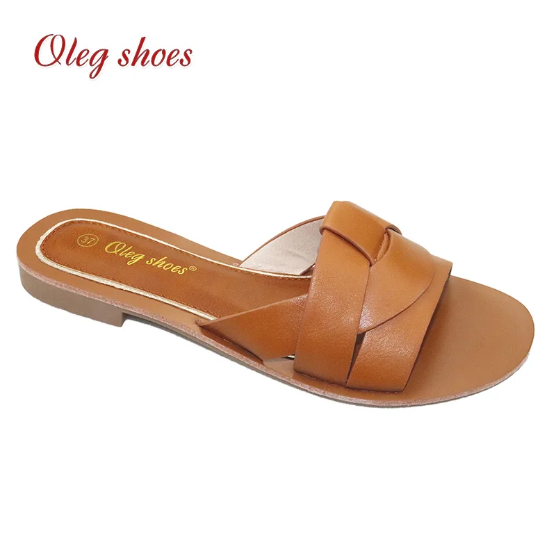 

New women's shoes wild wear beach sandals female cross women flat sandals and slippers, Black, beige,red,camel,yellow,blue