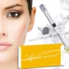 organic cosmetic anti wrinkle hyaluronic acid serum in syringes with face care essence