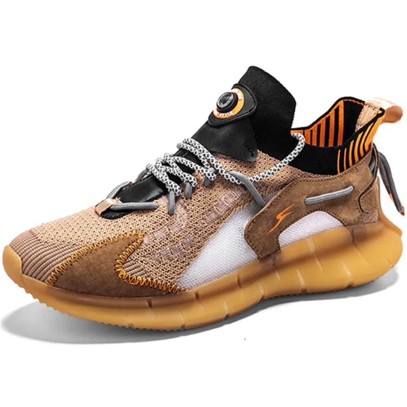 

Dropshipping Men Sock Running Shoes Fashionable High Quality Low-top Sports Sneakers Trends Style Men's Leisure Shoes