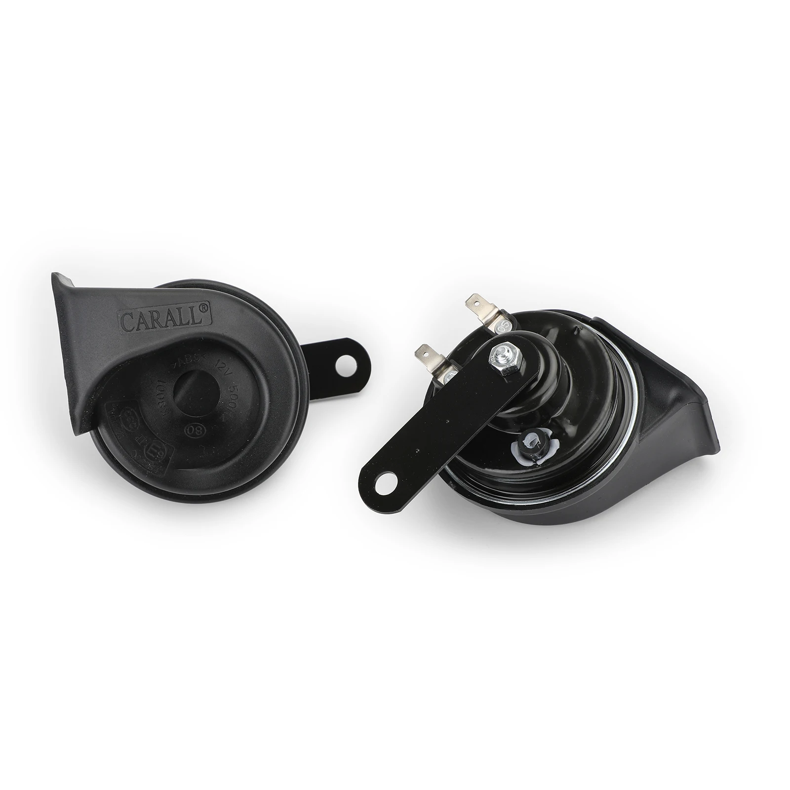 

Areyourshop Car Snail Horn High Low Pitch 12V 6A 105db Universal For Truck Boat Motorbike, Black