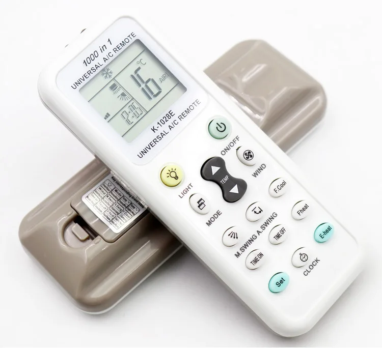 

Universal remote control for air condition 1000 in 1 model K-1028E, White