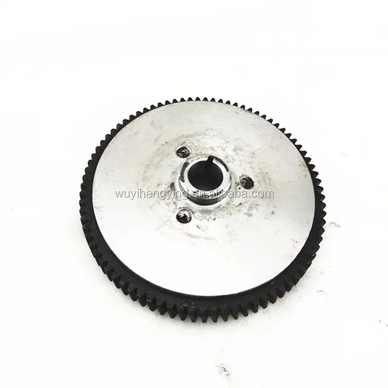 Acceoovedo Clutch disc 49cc 80cc Clutch Big Bevel Gear with Pads for 2-Stroke Engine Gas Motor Bicycle 