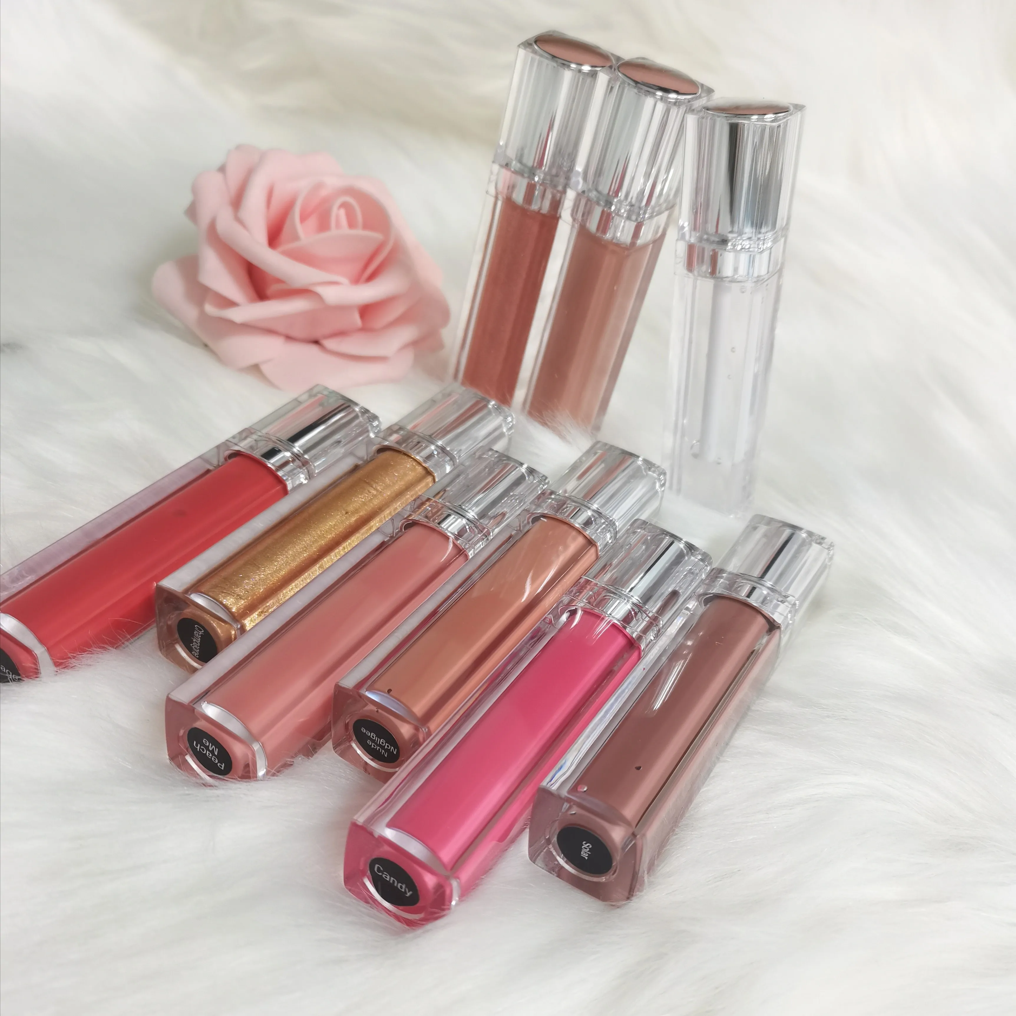 

wholesale vendor private label Lip gloss Vendor Custom your own brand logo liquid lipstick makeup Glossy Lipgloss, 122 colors