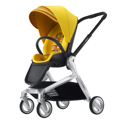 

2020 kids folding baby stroller baby luxury Europe baby pram stroller for sale, Gray blue yellow white