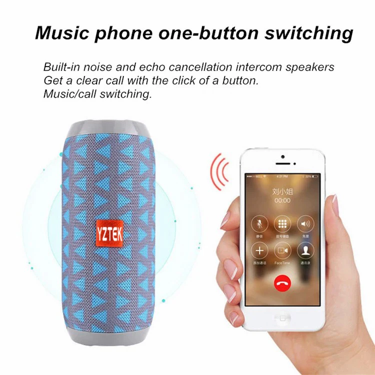 2020 new arrival stock available IPX6 waterproof 5*2 bass powered bluetooths speaker wireless speaker for outdoor mobile - ANKUX.COM