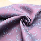 Organic garment curtain shirt floral linen cotton fabric digital print silk lining fabric