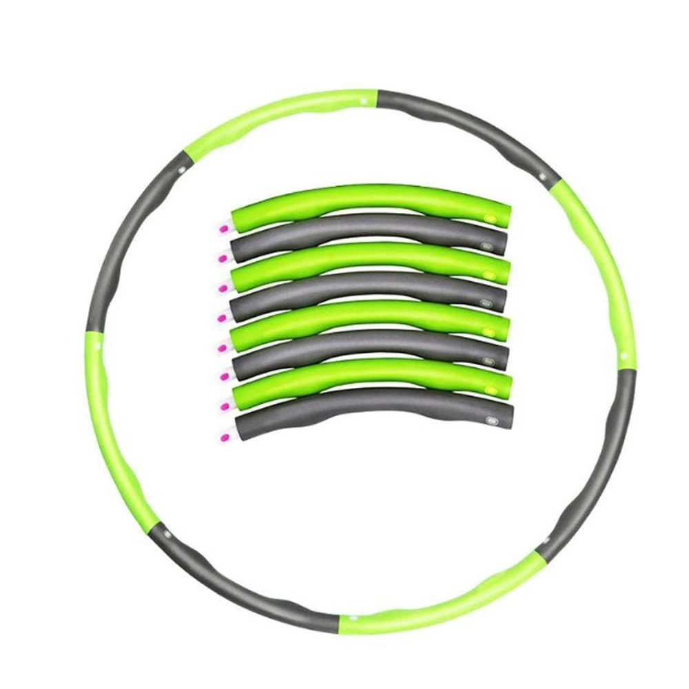 

Adult Fitness Equipment Foam Detachable Body Building Weighted Hula Hooping Ring, Photo