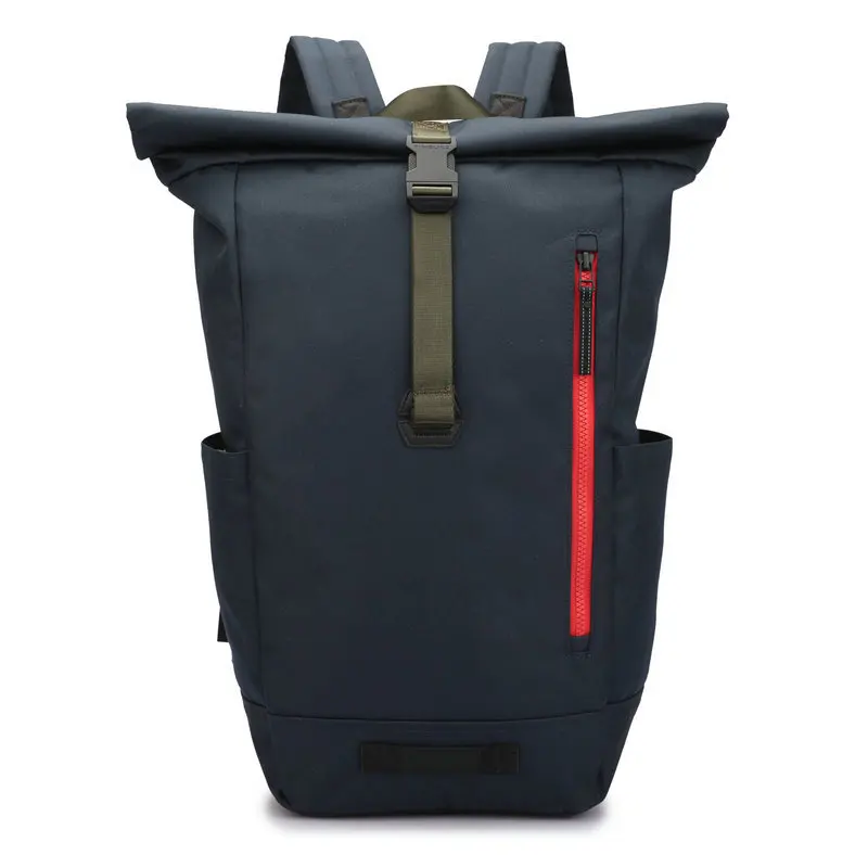 

Factory Custom Waterproof RPET Men Urban Hiking Backpack Bag Women Travel Simple Roll Up Sports Back Pack Rucksack