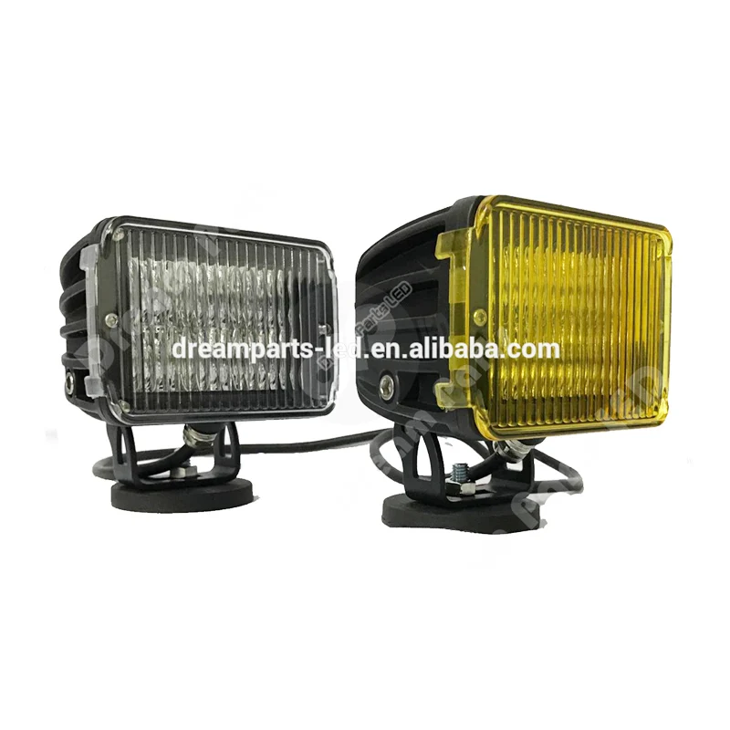 4inch 30w square LED work lamp flood beam scene light for offroad truck camping