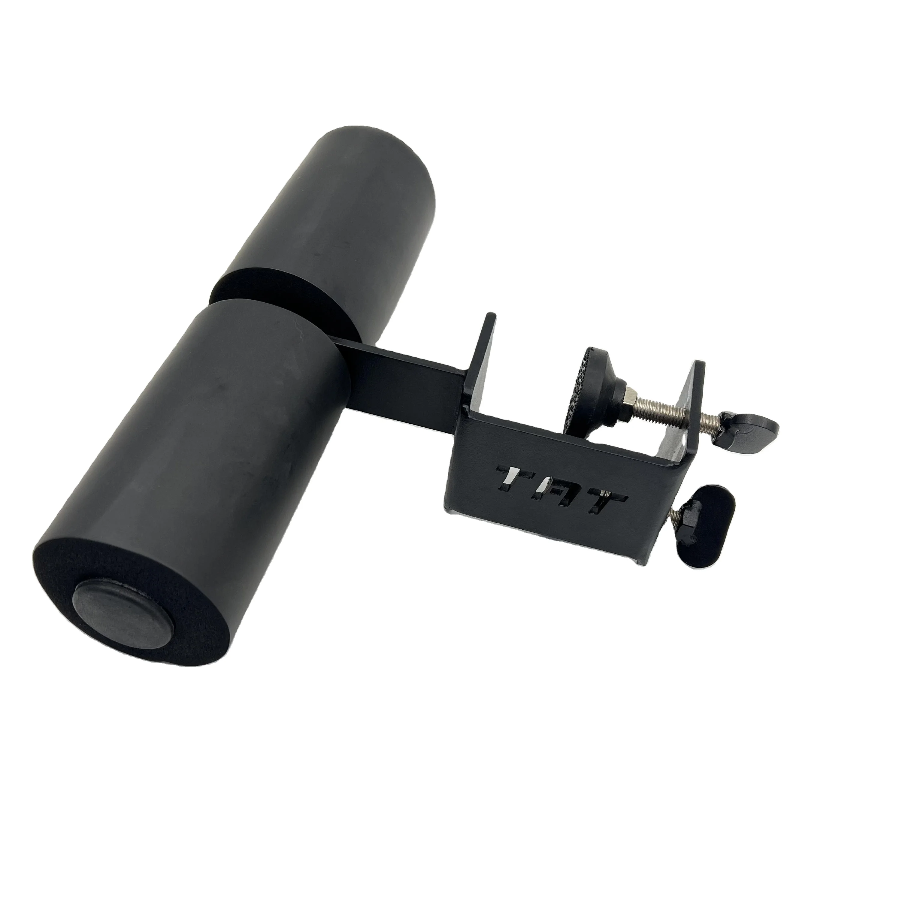 Gym Nordic Bar Hamstring Curl with Foam Padded Ankle Bar | Power Rack Workout Tool for Nordic Curls on Squat Rack