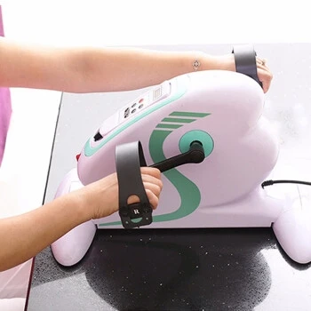 

Professional Physical Training Electronic Portable leg exercise peddler Automatic Mini Magnetic exercise bike for Stroke