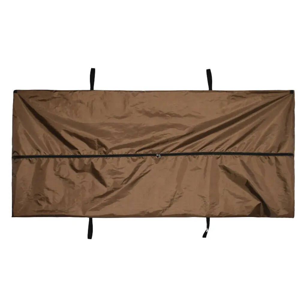 

PVC Body Bag Waterproof Durable Cadaver Pouch Corpse Storage Bag 2x0.9m, Black