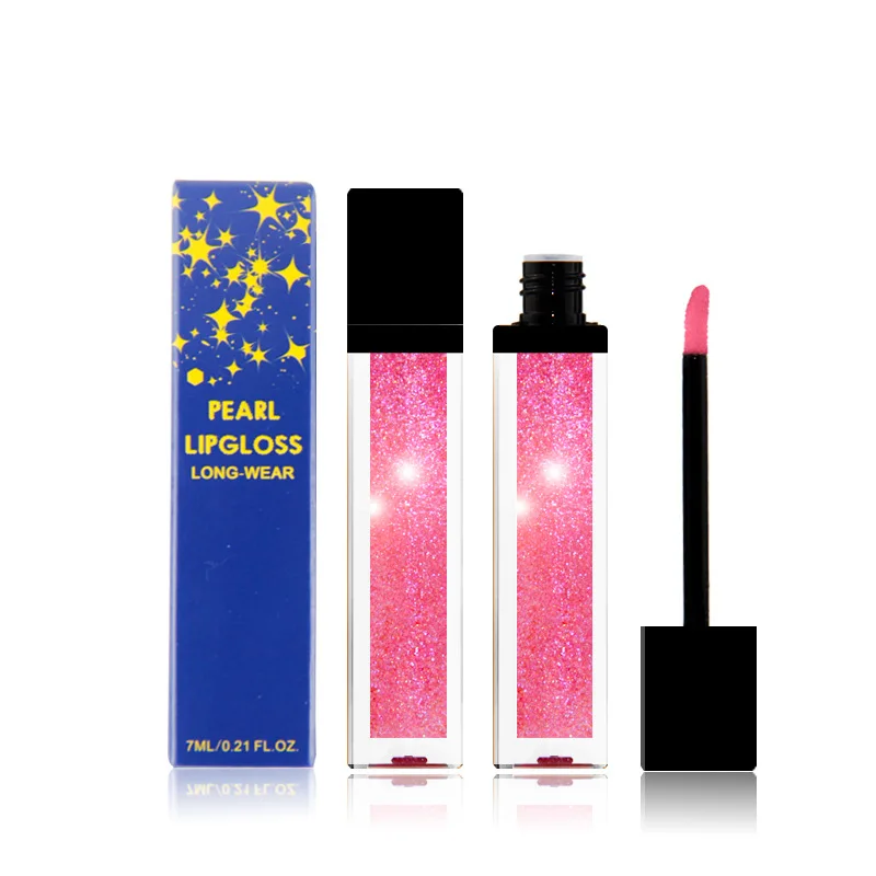 

Custom Own Label Shimmer Metallic Matte Lip Gloss Private Label High Shining Glitter Lipgloss