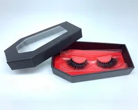 

New unique coffin shape paper lash box custom eyelash packaging box