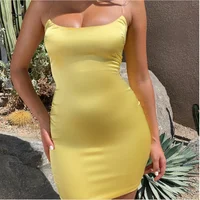 

New Arrival Wholesale Double Layers Ladies Elegant Clubbing Bodycon Summer Dress Women Mini Satin Party Sexy Club Dresses